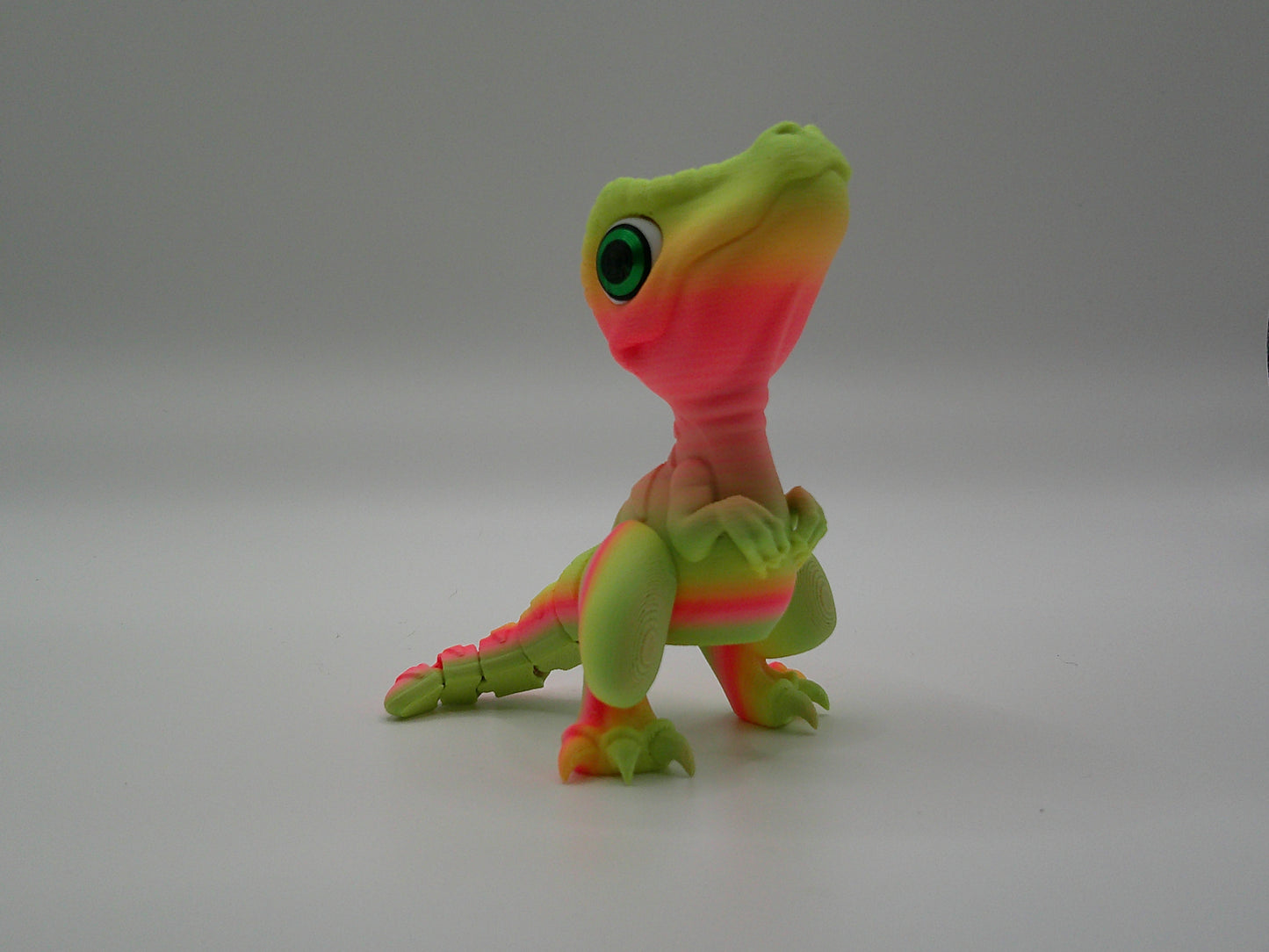 Vibrant Big Eyed Dino