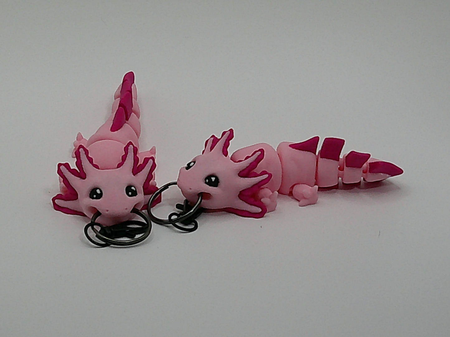 Bag Buddies Pink Axolotl