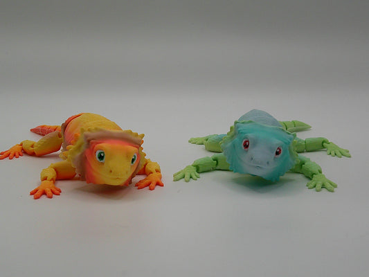 Bearded dragon transitioning filaments (random)