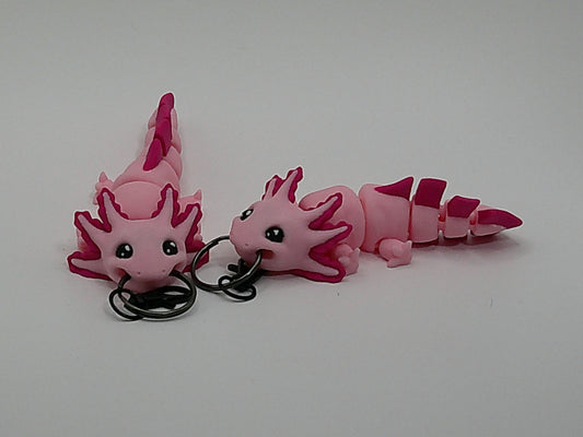 Bag Buddies Pink Axolotl