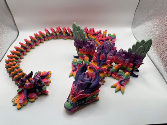 Giant Rainbow Lunar Dragon