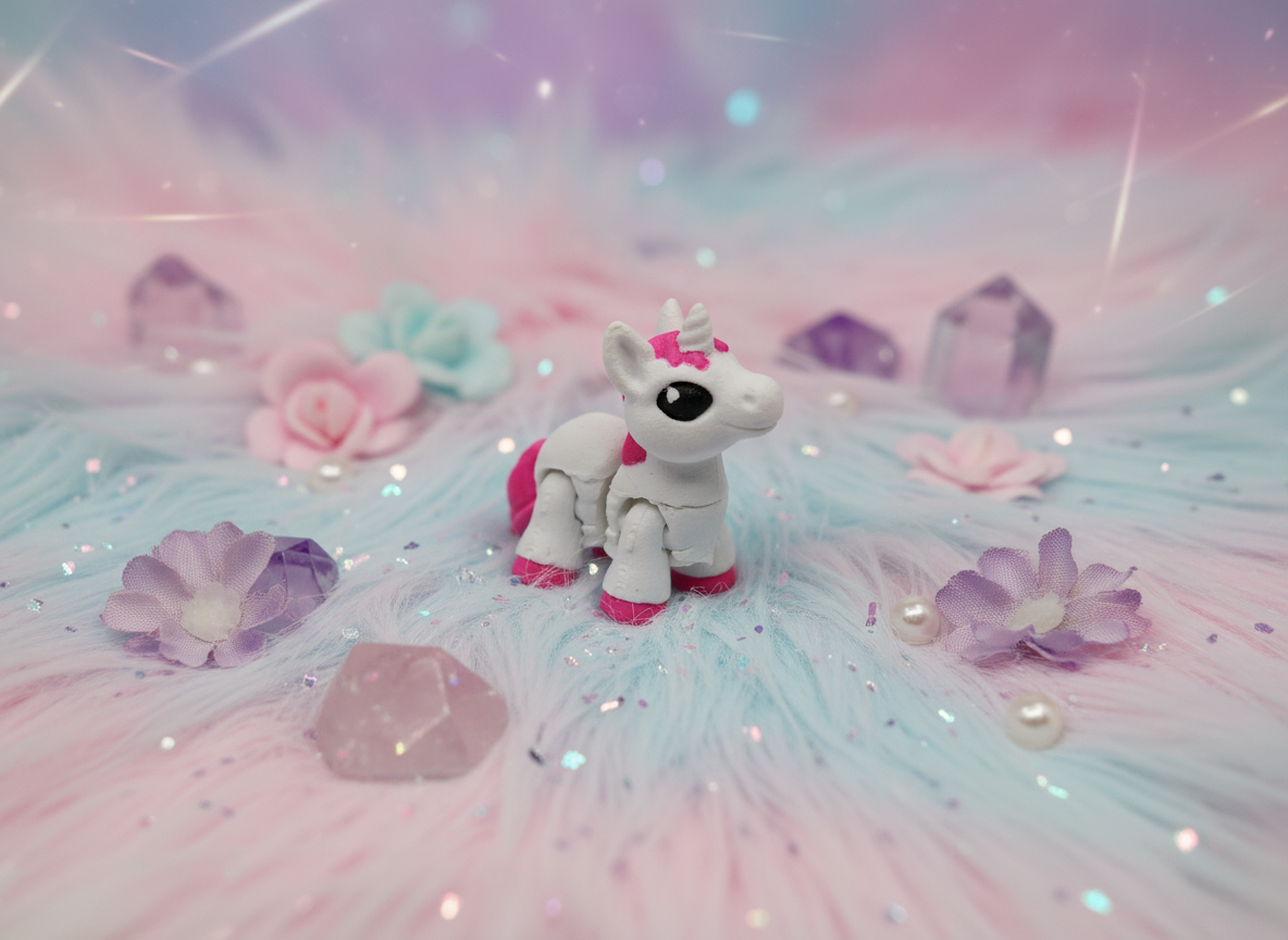 Pocket Pet Unicorn in magical setting