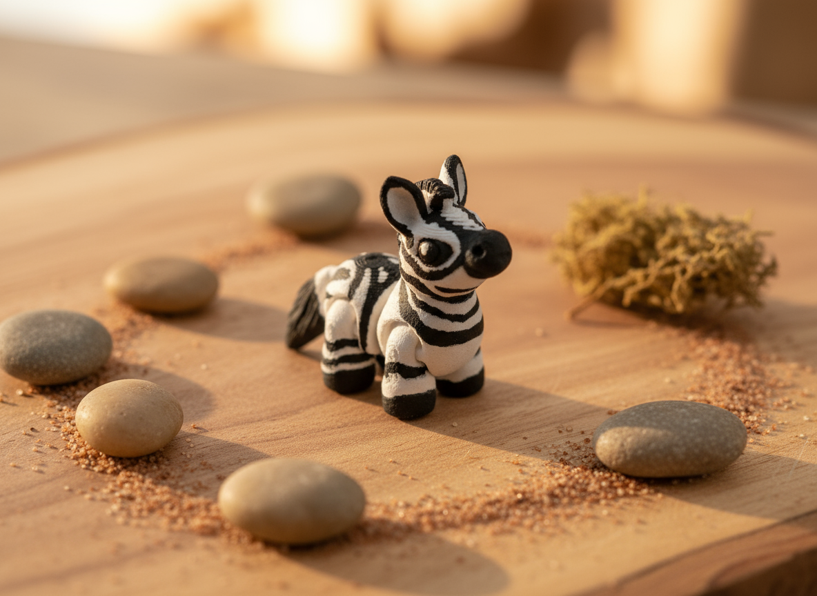 Pocket Pet Zebra in natural setting
